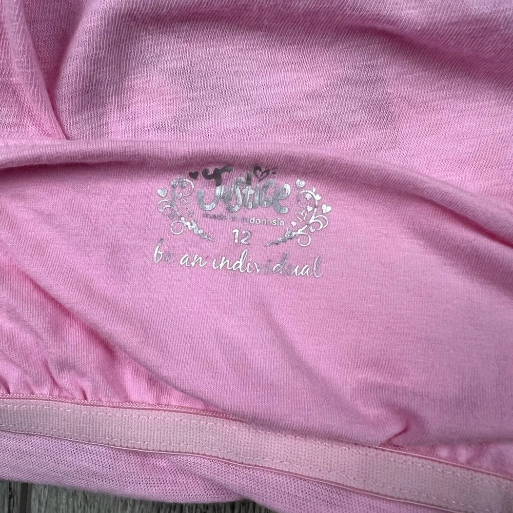 Justice Pink Cheetah Print‎ Tank